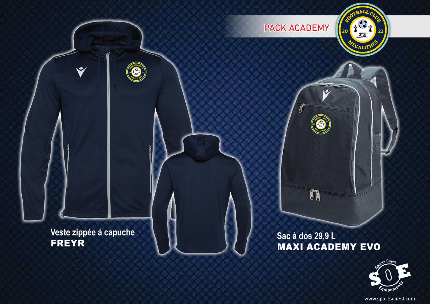 Pack ACADEMY FC mégalithes